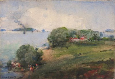 Vue sur le Potomac - William Henry Holmes