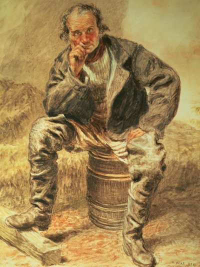Un ostréiculteur, 1827 - William Henry Hunt