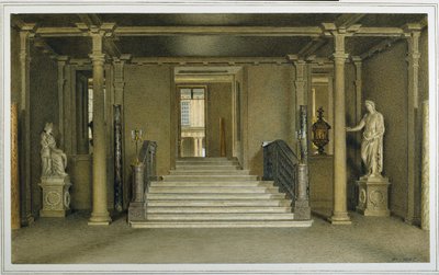 Entrée nord à Chatsworth House - William Henry Hunt
