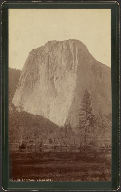 El Capitan, Yosemite - William Henry Jackson