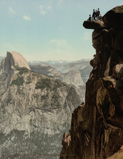 Glacier Point et South Dome, vallée de Yosemite, Californie, publié en 1898 (photo) - William Henry Jackson