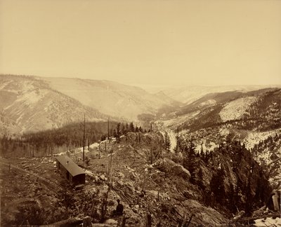 Vallée de Los Pinos, en regardant vers l