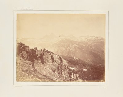 Vue panoramique de la chaîne de Téton - William Henry Jackson