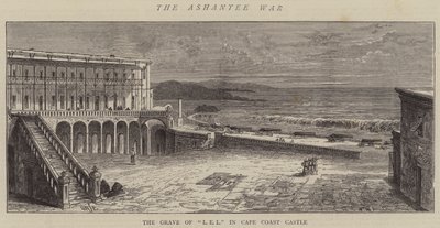 La guerre Ashantee, la tombe de L E L au château de Cape Coast - William Henry James Boot