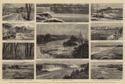 Le Parc International Proposé aux Chutes du Niagara, État Actuel du Quartier - William Henry James Boot