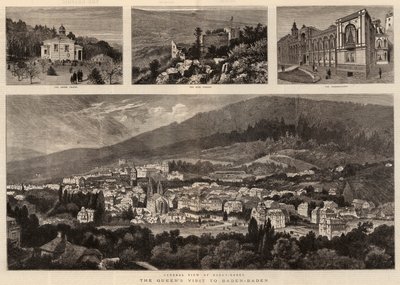 La visite de la reine à Baden-Baden - William Henry James Boot
