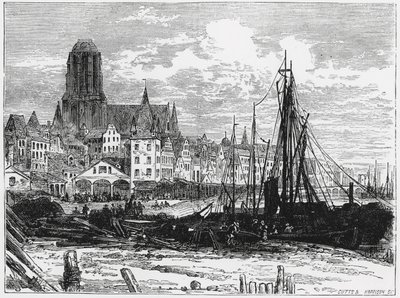 Vue de Francfort-sur-le-Main avec l