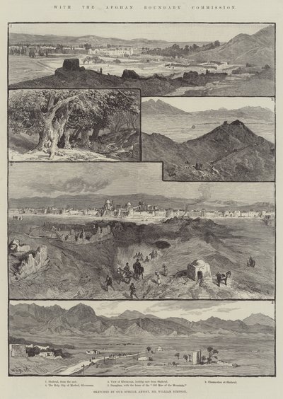 Avec la Commission des frontières afghanes - William Henry James Boot