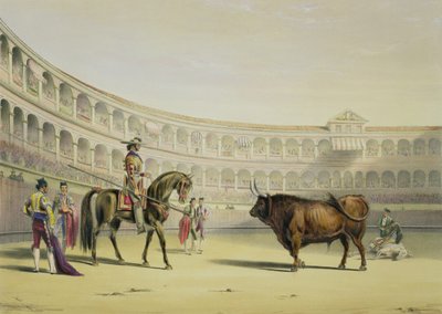 Picador défiant le taureau, 1865 - William Henry Lake Price