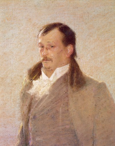 Portrait de Georges Courteline (détail) - William Henry Lake Price