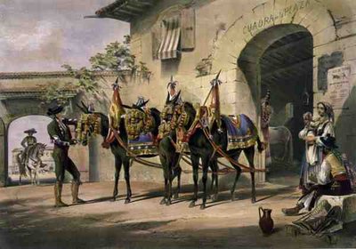 Les mules de la Plaza de Toros - William Henry Lake Price
