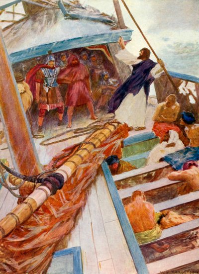 Paul naufragé - William Henry Margetson