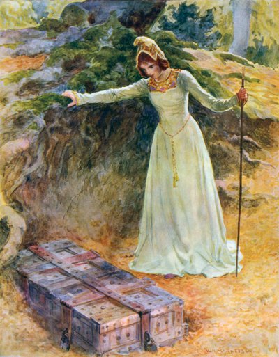 La princesse est venue au coffre de fer - William Henry Margetson