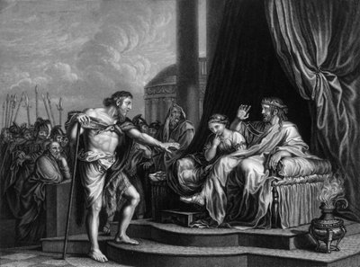 Hérode réprimandé par lui..., enferme Jean en prison - William Henry Mote
