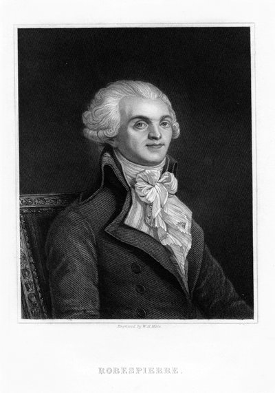 Maximilien Robespierre, un des leaders de la Révolution française, XIXe siècle - William Henry Mote