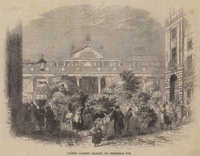 Marché de Covent Garden la veille de Noël - William Henry Pike