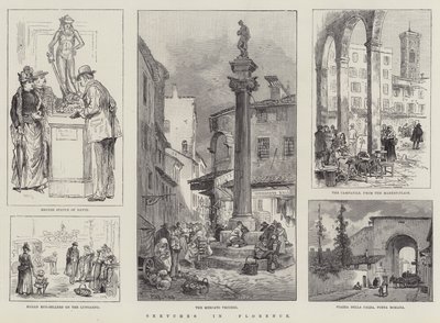 Croquis à Florence - William Henry Pike