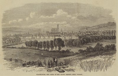 Weissenburg, la scène de la première victoire du prince héritier - William Henry Prior