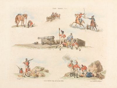 Scènes de camp, 1803 - William Henry Pyne