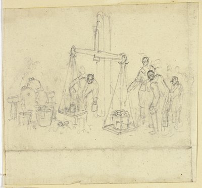 Balances au marché - William Henry Pyne