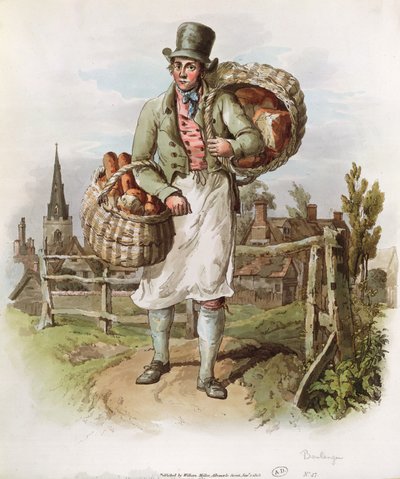 Le boulanger, illustration de 