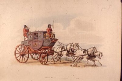 Le courrier royal de Londres à Worcester de 