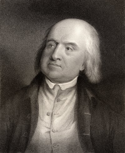 Jeremy Bentham, gravé par S. Freeman (1773-1857) de 
