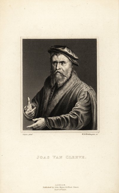 Portrait de Joos van Cleve, peintre actif à Anvers, vers 1485-1540 - William Henry Worthington