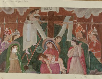 Station de la Croix n° 13 : Jésus est descendu de la croix - William Herbert