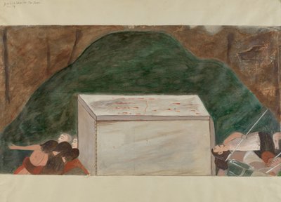 Station de la Croix n° 14 : Jésus est mis au tombeau - William Herbert