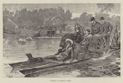 Un pique-nique à Virginia Water - William Heysham Overend