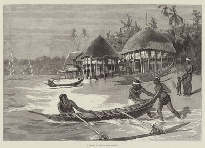 Un village dans les îles Nicobar - William Heysham Overend