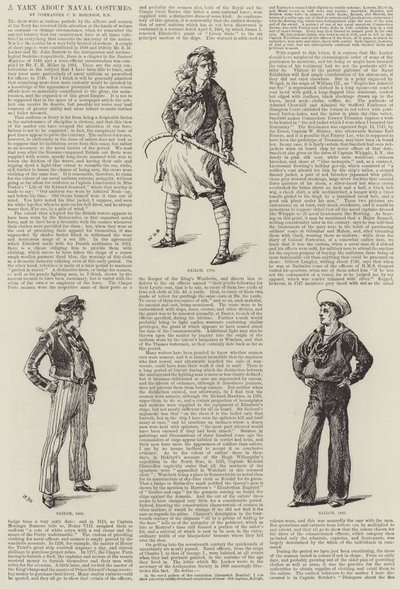 Une histoire sur les costumes navals - William Heysham Overend