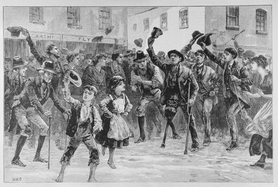 Acclamations pour le nom de Lord Randolph Churchill à Loughrea, à l
