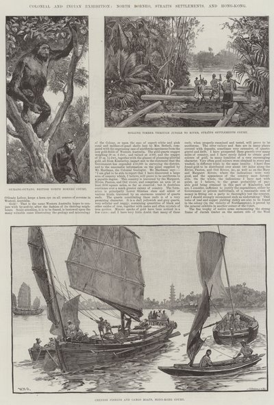 Exposition coloniale et indienne, Bornéo du Nord, Établissements des détroits et Hong Kong - William Heysham Overend