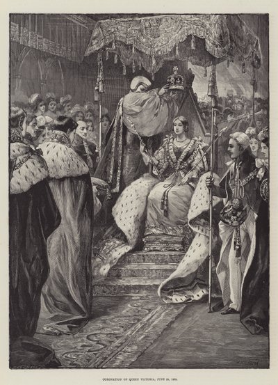 Couronnement de la reine Victoria - William Heysham Overend