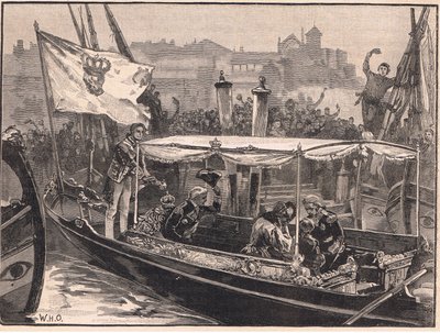 Fuite de la famille royale du Portugal - William Heysham Overend