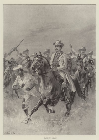 Le Départ de Jameson - William Heysham Overend