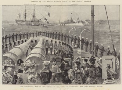 Ouverture du canal Kaiser Wilhelm par l