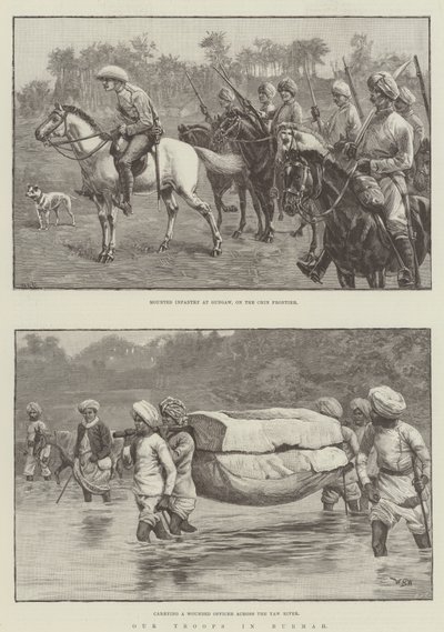 Nos troupes en Birmanie - William Heysham Overend