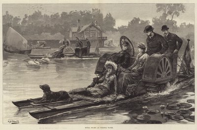 Pique-nique royal à Virginia Water - William Heysham Overend
