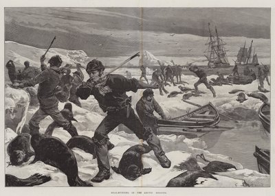 Chasse au phoque dans les régions arctiques - William Heysham Overend
