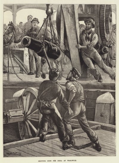 Expédition de canons pour l