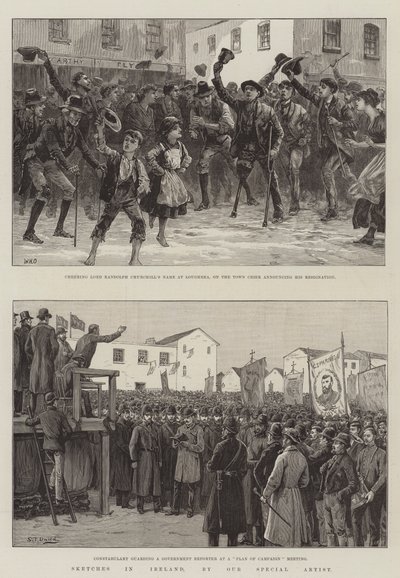 Croquis en Irlande - William Heysham Overend