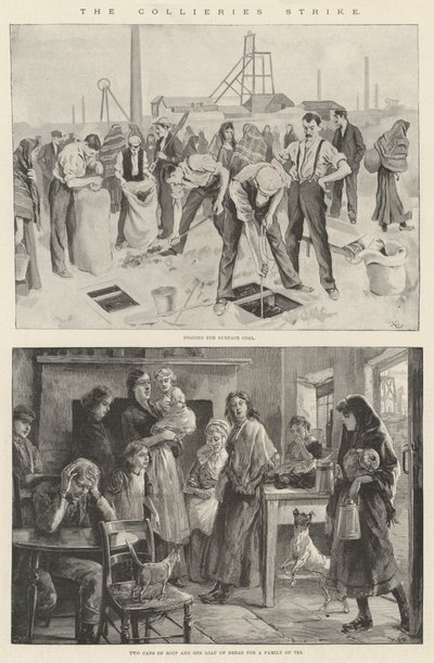 La Grève des Mines - William Heysham Overend