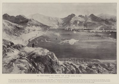 La guerre gréco-turque, vue générale de la bataille de Mati - William Heysham Overend