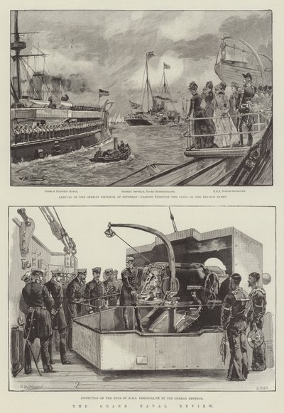 La grande revue navale - William Heysham Overend