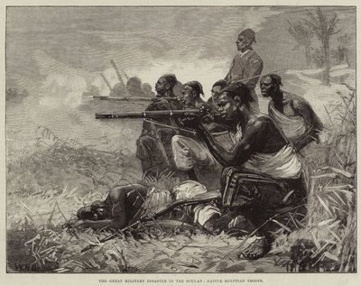 La Grande Catastrophe Militaire au Soudan, Troupes égyptiennes indigènes - William Heysham Overend