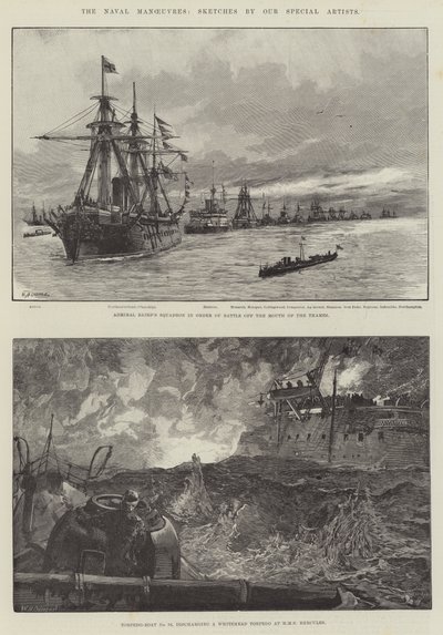 Les Manœuvres Navales - William Heysham Overend