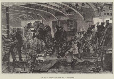 Les manœuvres navales, ravitaillement d